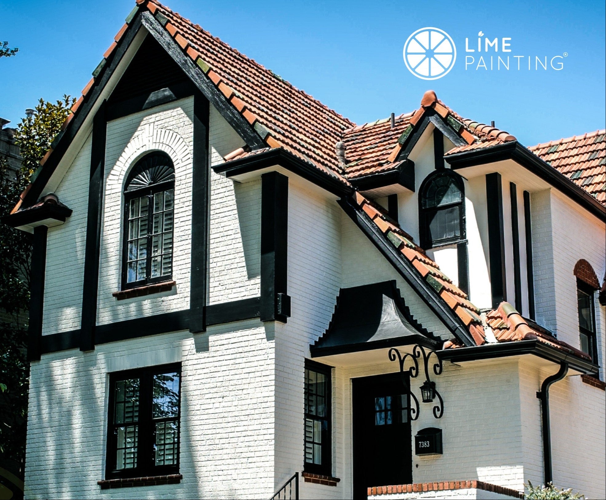 Lime Painting exterior paint job