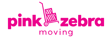 Pink Zebra Moving logo
